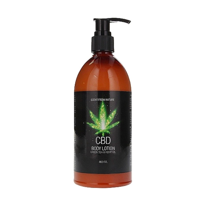 CBD - Bath and Shower - Luxe Care set - Green Tea Hemp Oil